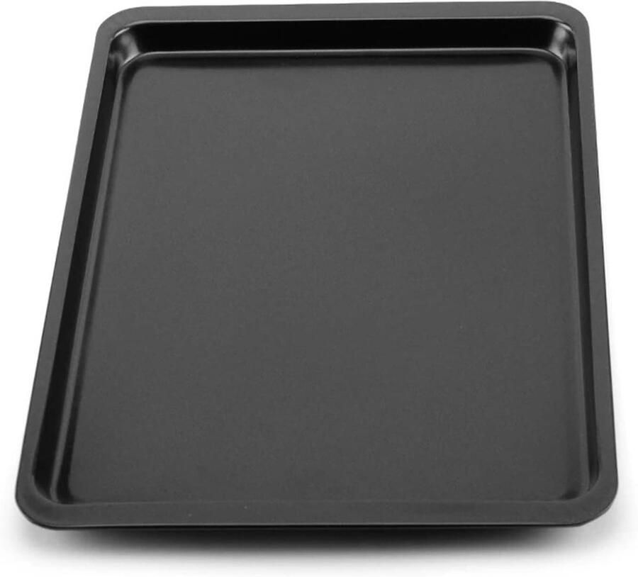 Bakplaten Set Oven Platen Bakken En Koken Non-stick Coating 2 Stuks Zwart