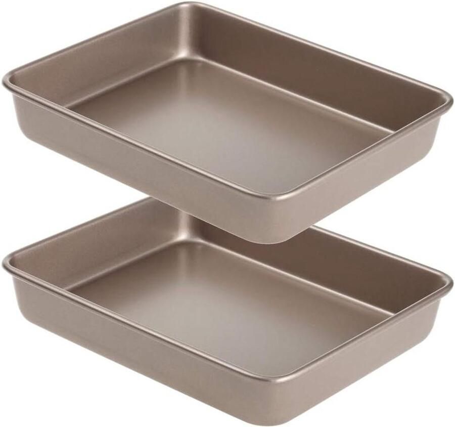 Bakplaten Set Oven Platen Koekjes Bakken Non-stick Coating 2 Stuks 28cm Grijs