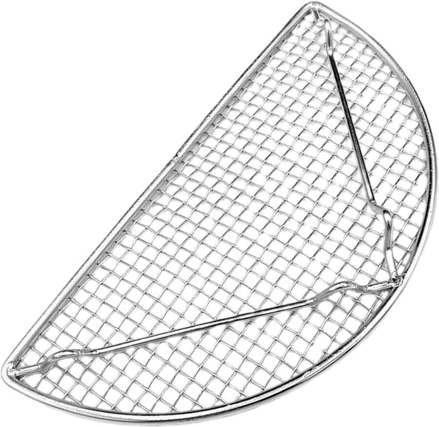 Bakrek Koelrek Oven Bakken en Grillen Antiaanbaklaag 20x10 cm Zilver