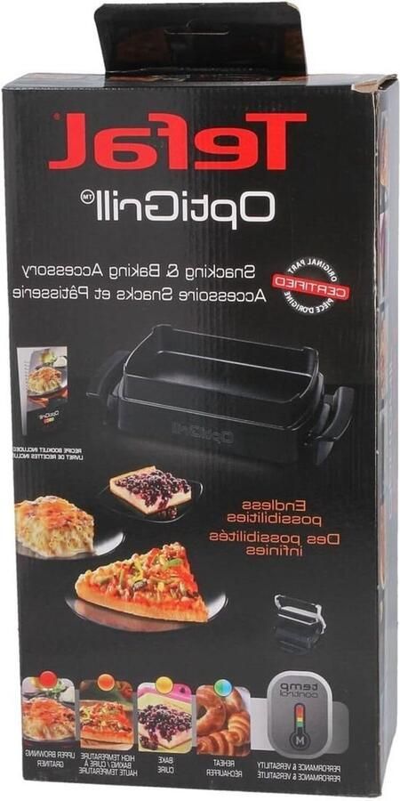 Bakschaal Grillschaal Bakaccessoire Contactgrill Gebruiken Vaatwasserbestendig 43 x 221 x 96 cm rood