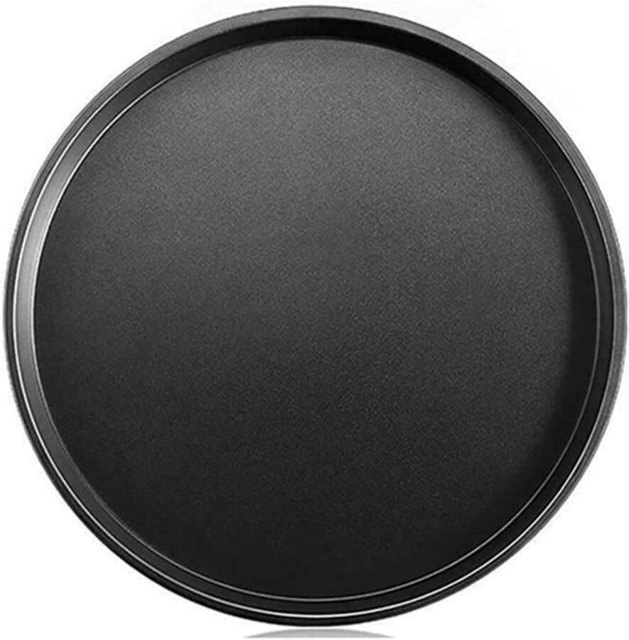 Bakvorm Rond Bakplaat Pizzablik Pizza Bakken Antiaanbaklaag Koolstofstaal 28CM Zwart