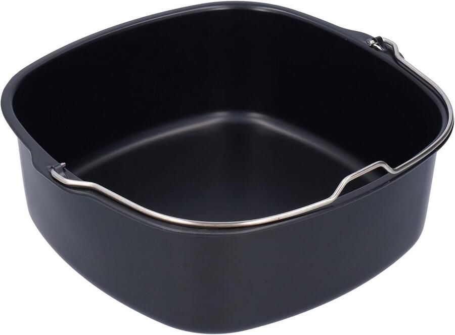 Bakvorm voor Frietjes Cakevat Bakblik Airfryer Accessoire Voedselveilig Materiaal 22 cm Diameter