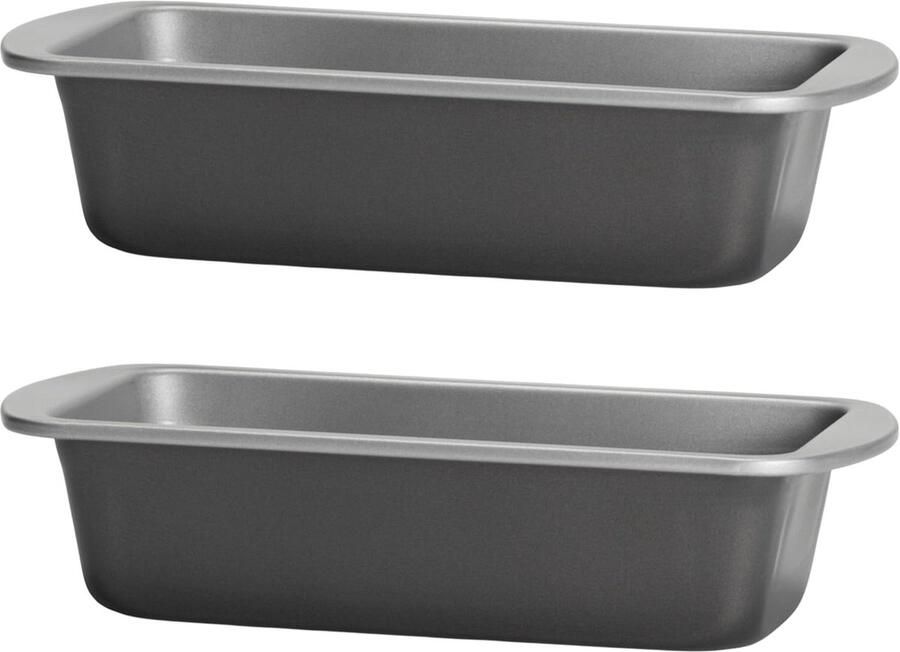 Bakvormen 2 stuks Accessoires Airfryer Bakken en Braden Anti-aanbaklaag 225 x 105 cm Grijs