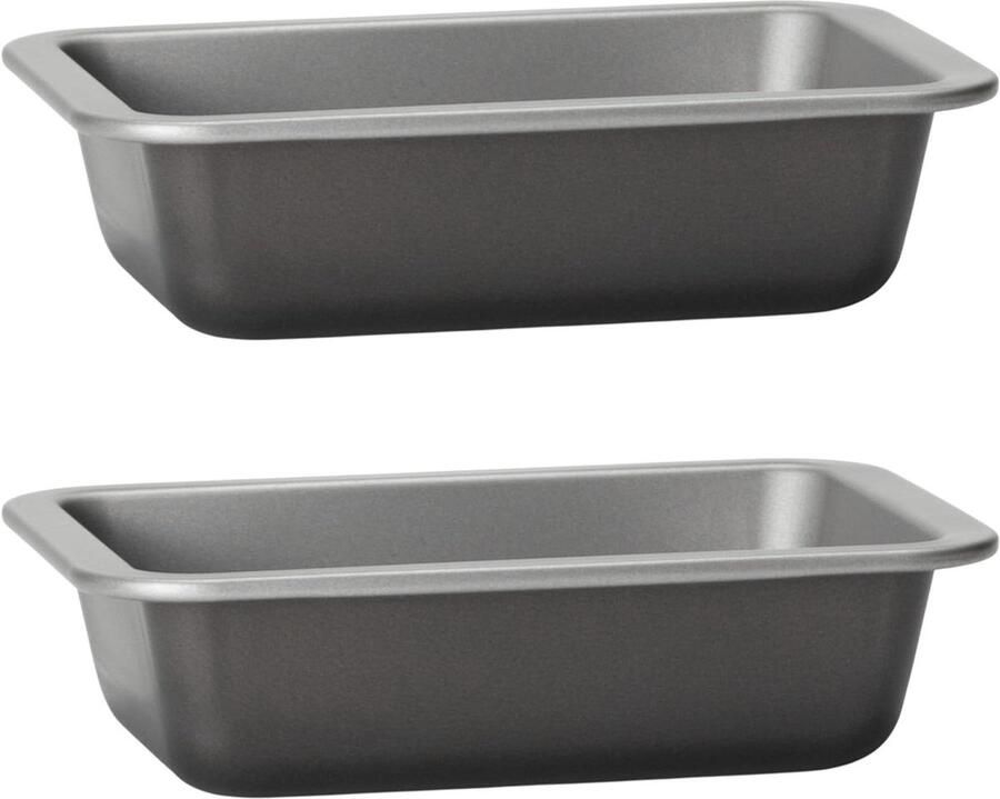 Bakvormen Airfryer Accessoires Heteluchtfriteuse Kleine Gebakjes Anti-aanbaklaag 16.5 x 11.5 x 4.5 cm Grijs