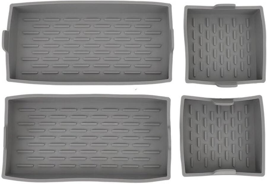 Bakware Set 4-delig Siliconen Bakvormen Anti-aanbaklaag Geschikt voor Oven Airfryer Gemakkelijk schoonmaken 250x200 mm Bakvorm