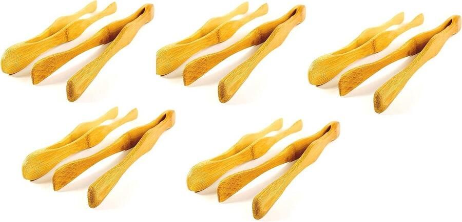 Bamboe Broodrooster Tang Keuken Tang Toast Brood En Fruit Pakken Duurzaam Bamboe Materiaal 26 cm
