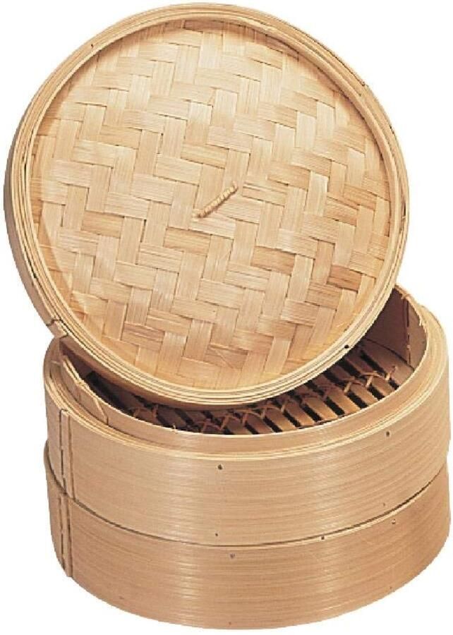 Bamboe Stoomboot 6-Inch Kookfornuis Keukengerei voor Groenten en Pannenkoeken