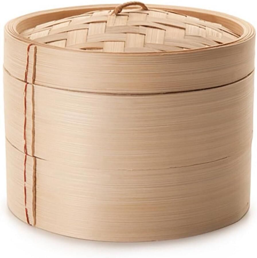 Bamboe Stoomkorf met Deksel voor Gezond Koken