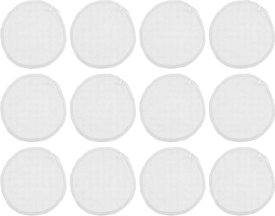 Bamboe stoommandjes Ronde doekjes Gezond Koken Antiaanbaklaag 30 cm Wit