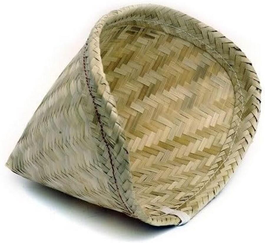 Bamboemand voor Stomen van Levensmiddelen – Traditionele Rijstkoker