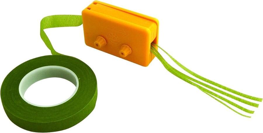 Bandsnijder en Hakmolen Geel 7 x 2 5 x 4 cm Kunststof Snijgereedschap Voor Versnipperen van Bloemenband