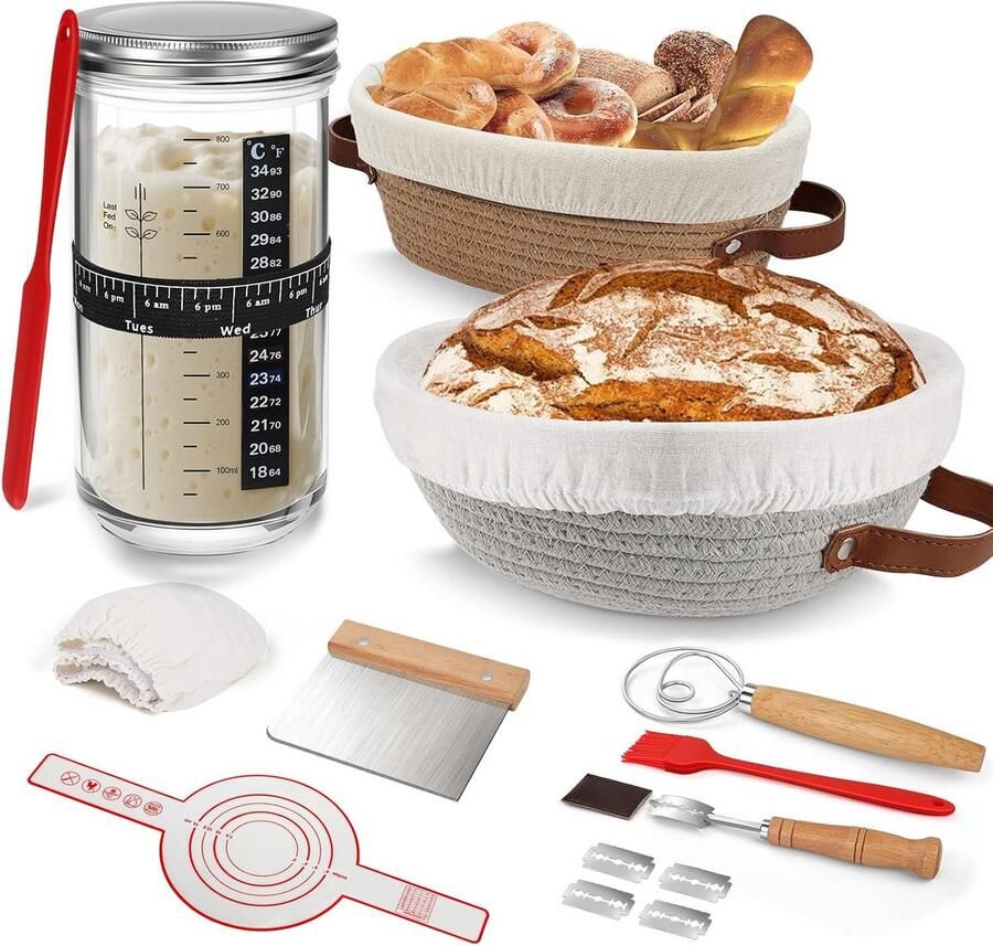 Banneton brood rijstmolen natuurlijke rijzing voor perfect brood
