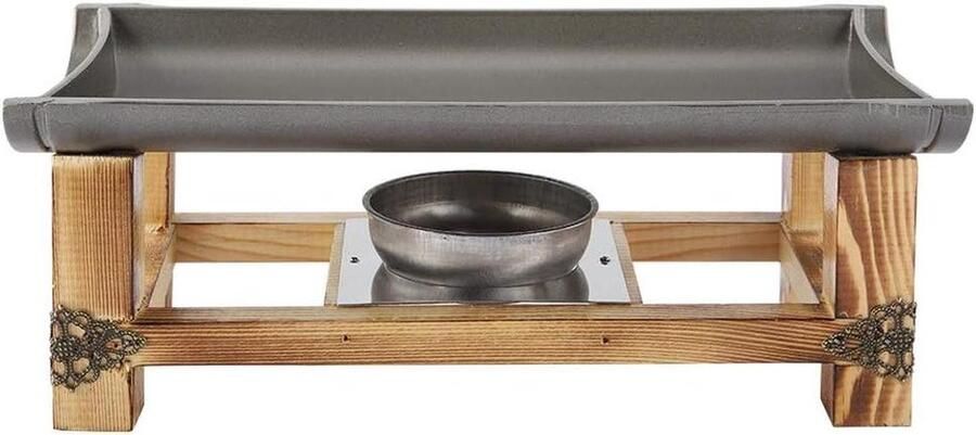 Barbecue Bakplaat Grillpan Oven Buiten Koken Antiaanbaklaag 31 x 16 x 12 cm Zilver