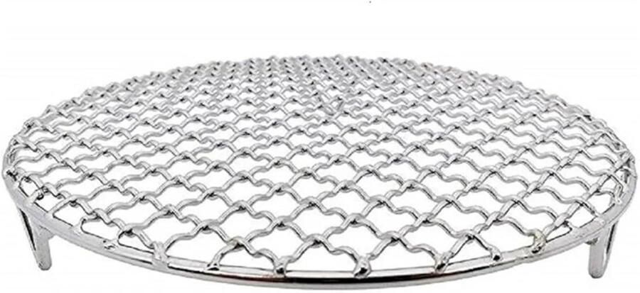 Barbecue Bakrek Grill Gaas Buiten Koken Roestvrij Staal 165mm Zilverkleurig