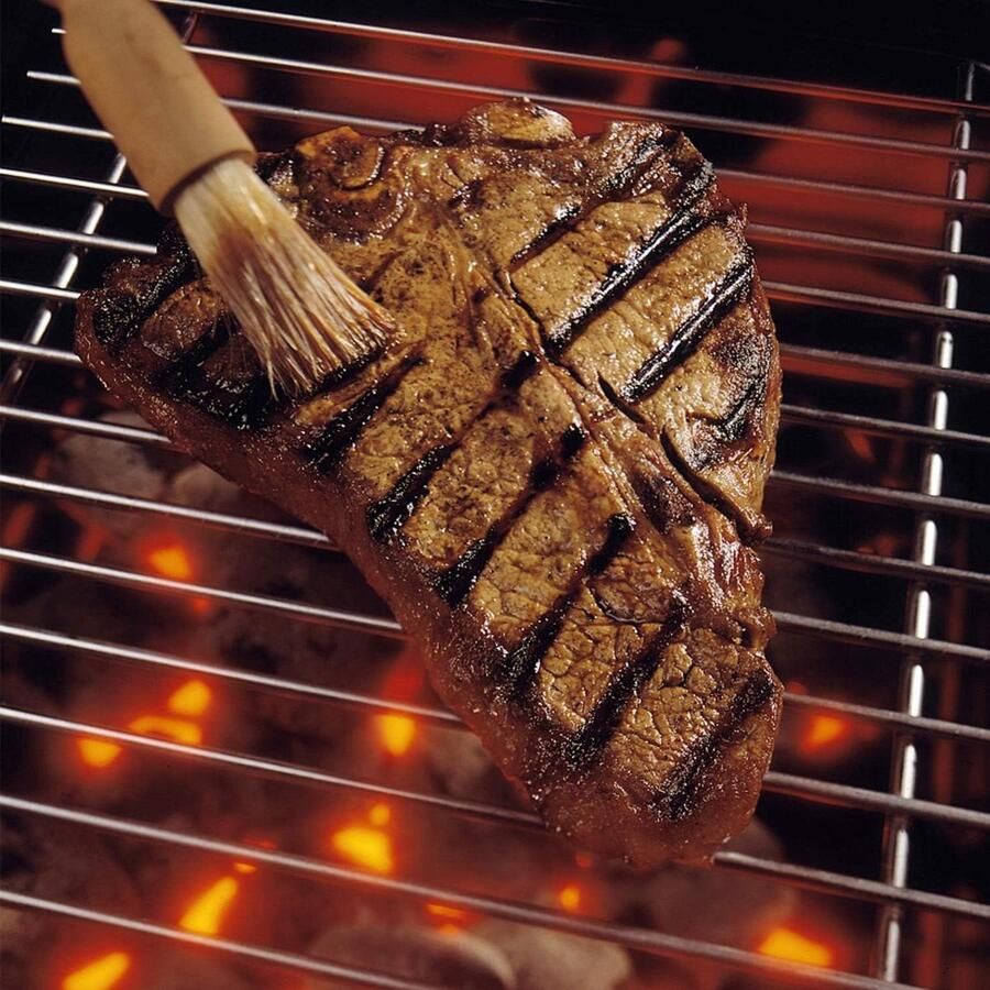 Barbecue Gaas Grillnet Vervanging Gelijkmatig Grillen Voedselveilig Roestvrij Staal 325 x 530 mm Zilver