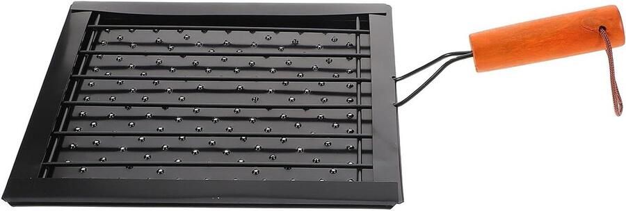 Barbecue Grilltray Grillrek Vis Outdoor Koken Geperforeerd Ontwerp 33.5 x 20.5 cm Roestvrij Staal