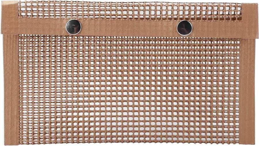 Barbecue Grillzak Bakfolie Grill Buiten Koken Antiaanbaklaag Herbruikbaar 24 x 14 cm Zwart
