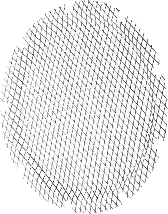 Barbecue Kookrooster BBQ Net Hittebestendig Buiten Koken Roestvrij Staal 23 x 23 cm Zilver