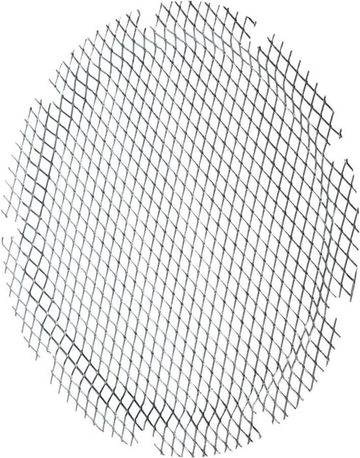 Barbecue Kookrooster Grill Net Buiten Koken Hittebestendig Roestvrij Staal 23 x 23 cm Zilver