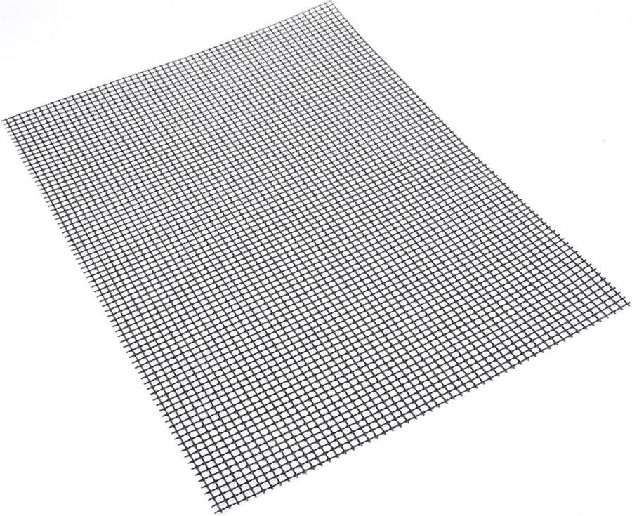 Barbecue Mat Grillmat Herbruikbaar Vis Groente Grillen Plakt Niet Hittebestendig 33 x 33 cm Bruin