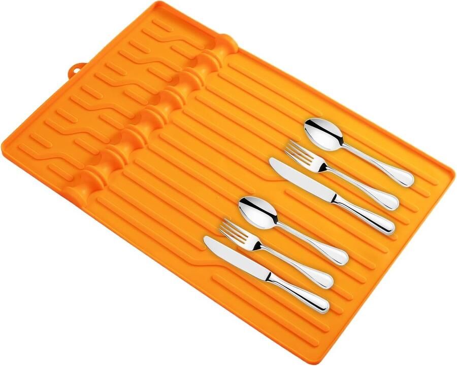 Barbecue Plank Mat Grill Zijplank Mat Outdoor Koken Hittebestendige Stabiliteit 32 x 26 cm Oranje
