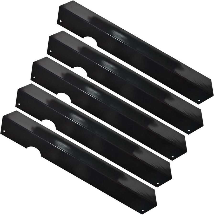 Barbecue Warmteplaten Grill Onderdelen Gelijkmatige Hitte Roestvrij Staal 40 x 5 cm Zilver