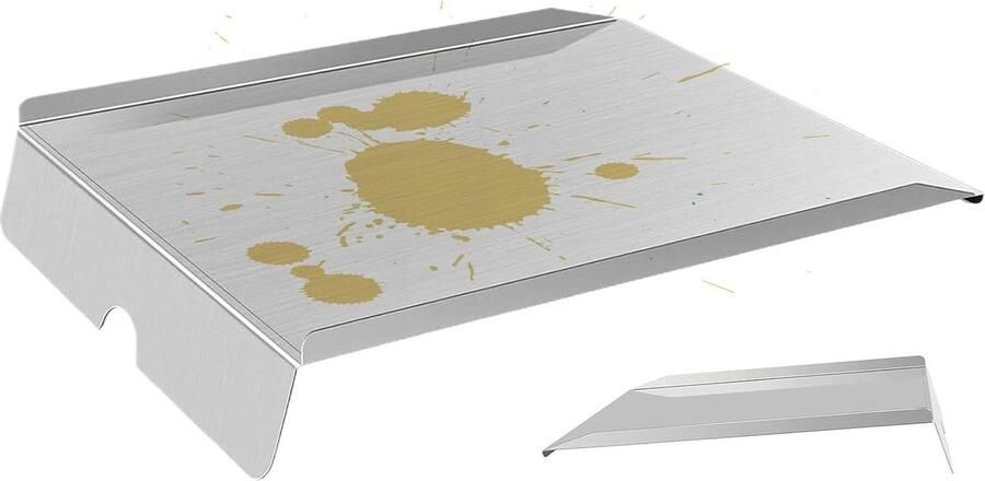 Hitte Baffel Grill Bescherming Buiten Koken Gelijkmatige Warmte 446 cm Zilverkleurig