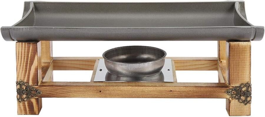 Barbecueplaat Aluminium Grillplaat Kookgerei Picknick Buiten Eten Antiaanbaklaag Duurzaam 30CM Diameter Zwart