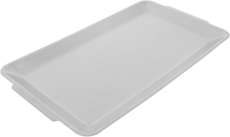Barbecueplaat Roestvrij Staal Grillpan Platte bovenkant Buiten Koken Consistente warmteverdeling 34x18 cm Zilver