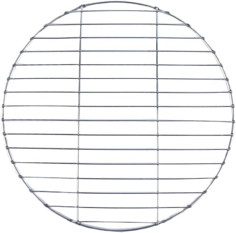 Barbecueroosters van roestvrij staal diameter 30 cm rond barbecuerooster ter vervanging van vuurkorven buiten koken en familiebijeenkomsten