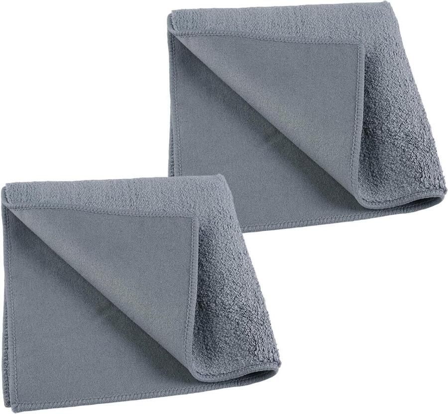 Barista Doeken Koffiezetapparaat Doekjes Apparatuur Reinigen Extra Absorberend 30x30cm Grijs