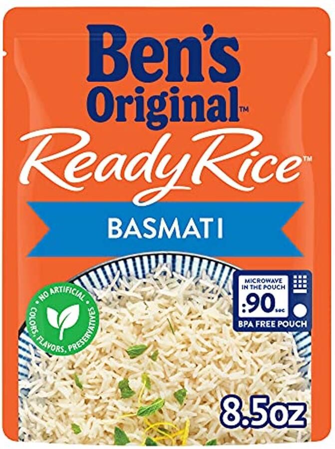 Basmati Rijst Klaar voor Gebruik