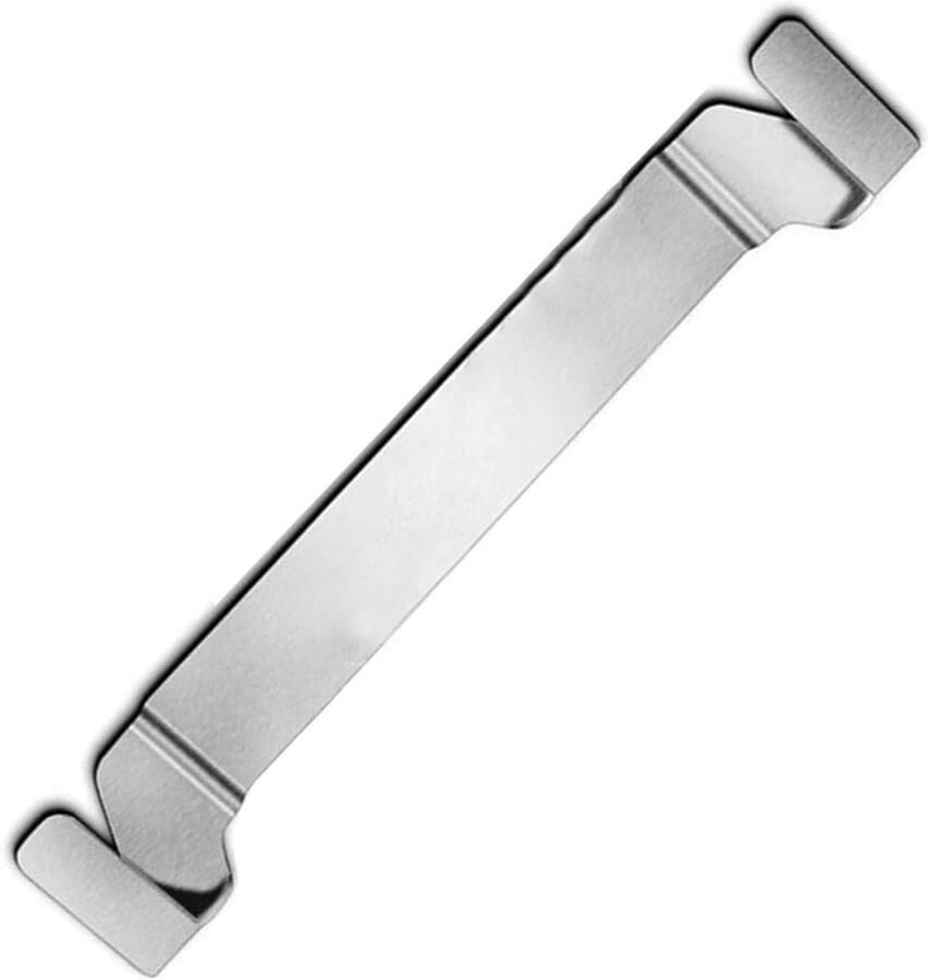 BBQ Bakplaat Houder Grill Gereedschap Buiten Koken Roestvrij Staal 16x12x2 cm Zilver