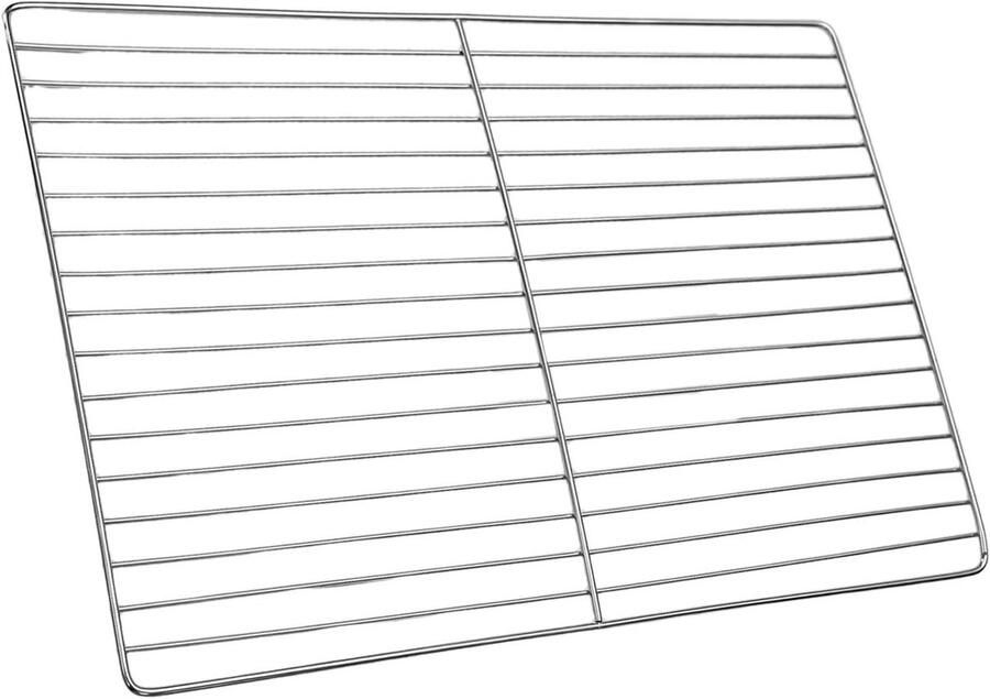 BBQ Grill Gaas Vervangend Rooster Buiten Koken Vaatwasmachinebestendig 30x45cm Zilver