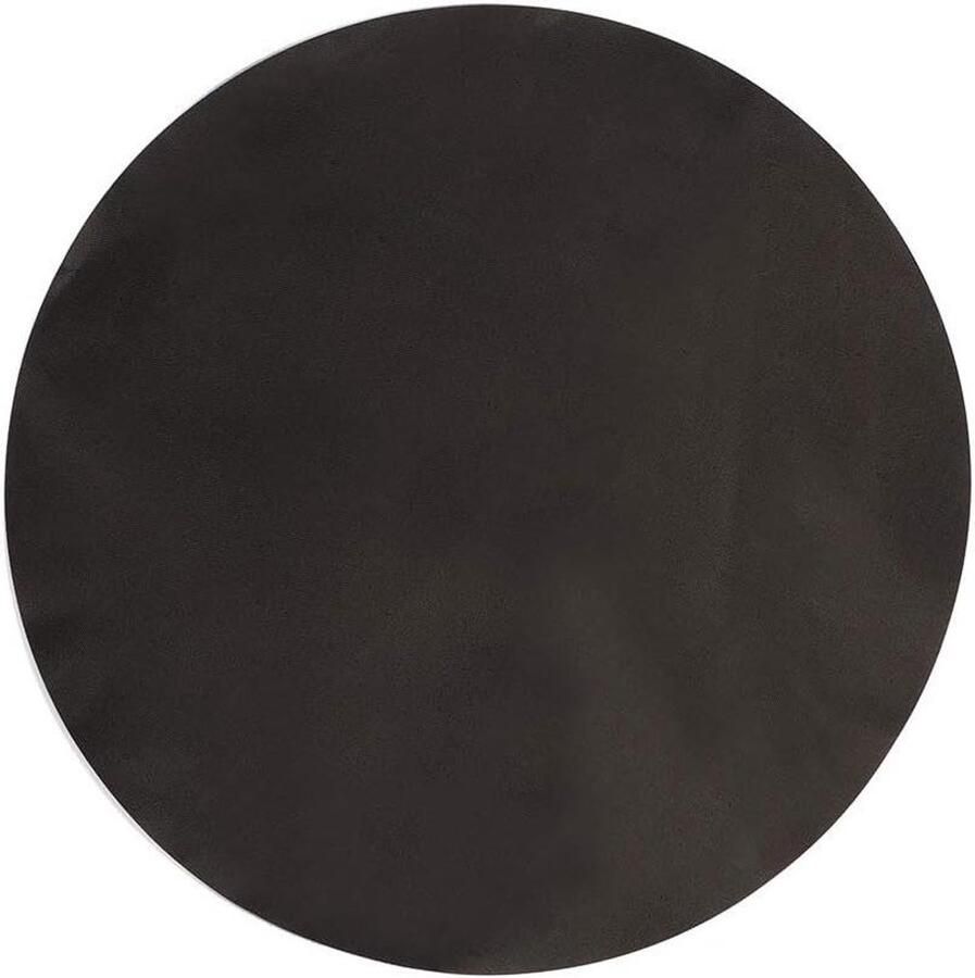 BBQ Grill Mat Grillplaat Bakplaat Veilig Grillen Hittebestendig Glasvezel 40 cm Rond Zwart