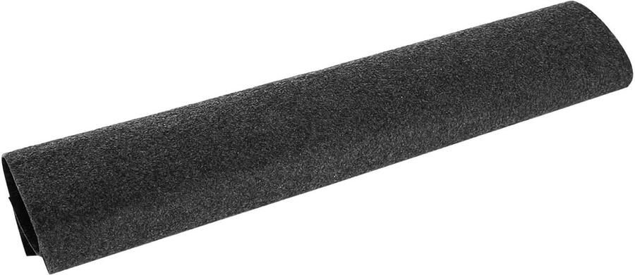 BBQ Grill Mat Vlamvertragende Pad Terras Beschermen Hittebestendig Ontwerp 124 x 75cm Grijs