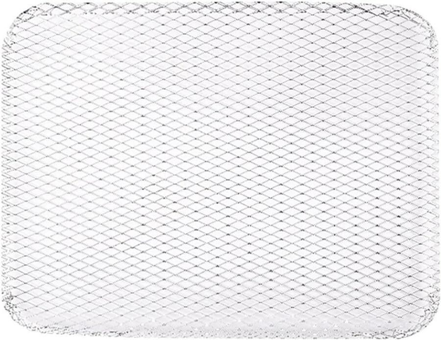 BBQ Grill Mesh Grill Bakplaat Groenten Grillen Anti-aanbak 5 stuks Zilver