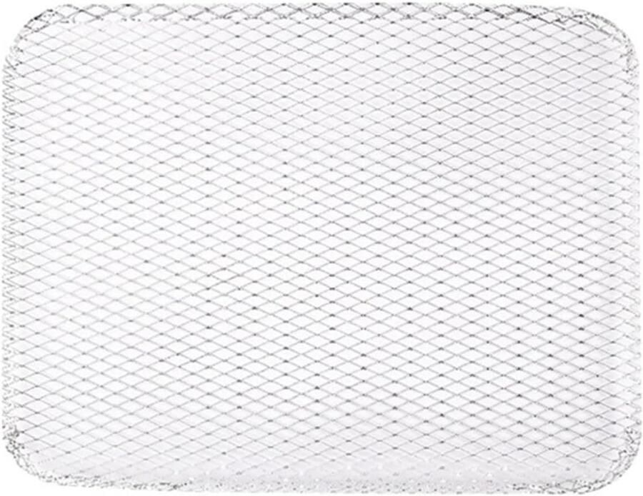 BBQ Grill Mesh Grill Liner Buiten Koken Anti-aanbak Ontwerp 10 Stuks Zilver
