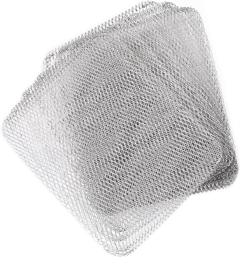 BBQ Grill Mesh Grill Matten Buiten Koken Hittebestendig Aluminium 20 Stuks 388 cm Zilver