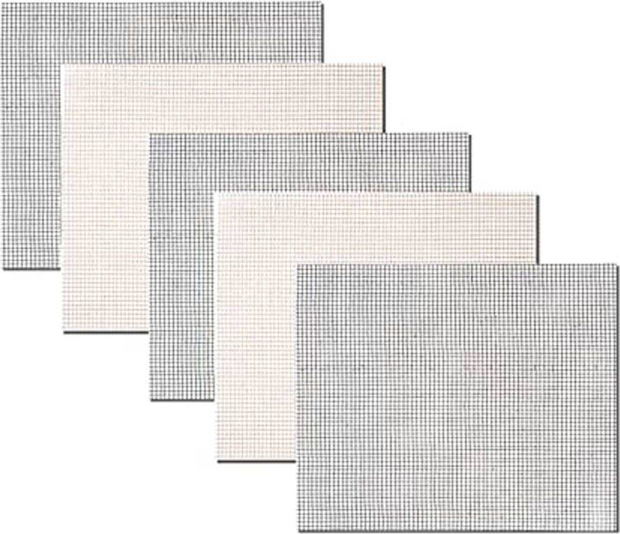 BBQ Grill Mesh Mat Set Herbruikbare Hittebestendige Grillmatten voor Koken en Bakken 5 STKS