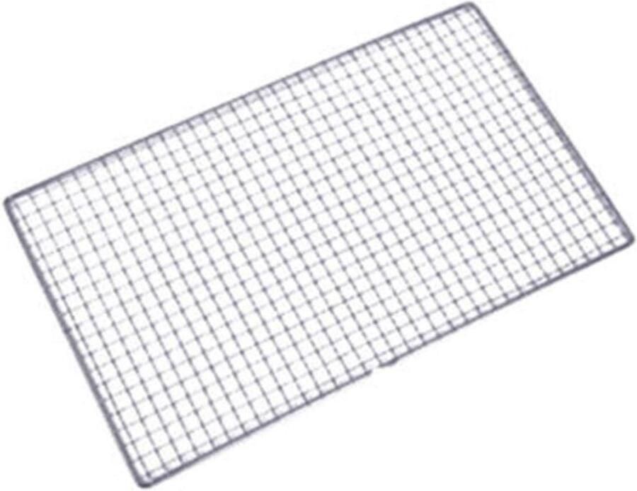 BBQ Grill Net Baknet Barbecue Outdoor Koken Roestvrij Staal 25x40cm 30x45cm 38x50cm Zilver