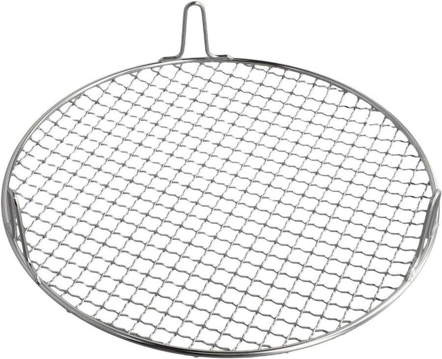 BBQ Grill Net Bakplaat RVS Outdoor Koken Gelijkmatige Warmte 305cm Zilver