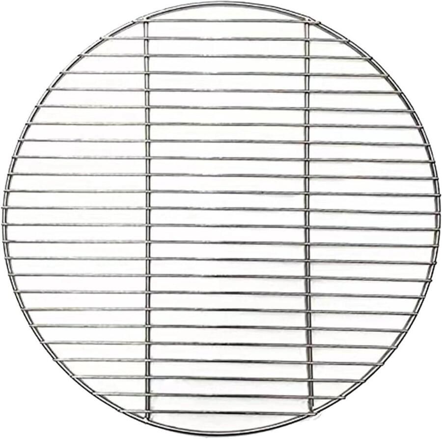 BBQ Grill Net Barbecue Rooster Outdoor Koken Roestvrij Staal 43 cm Zilver