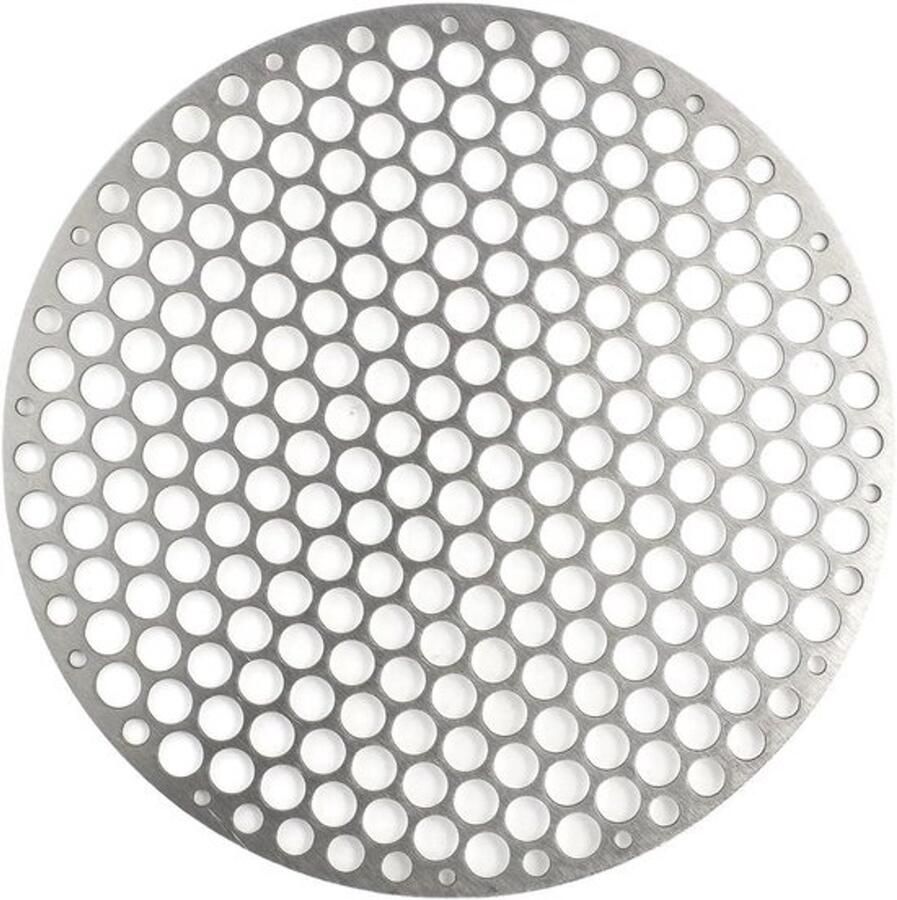BBQ Grill Net Rooster RVS Buiten Koken Herbruikbaar Ontwerp 18CM Zilver