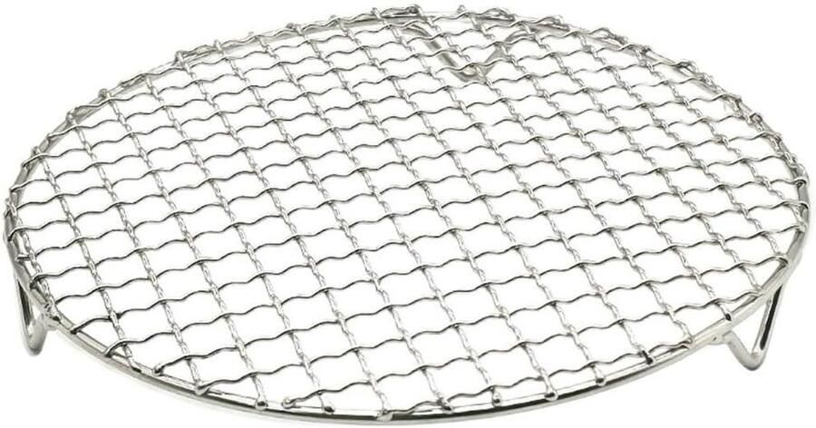 BBQ Grill Rek Kooktool Veelzijdig Koken Stabiel Ontwerp 225 cm Zilver