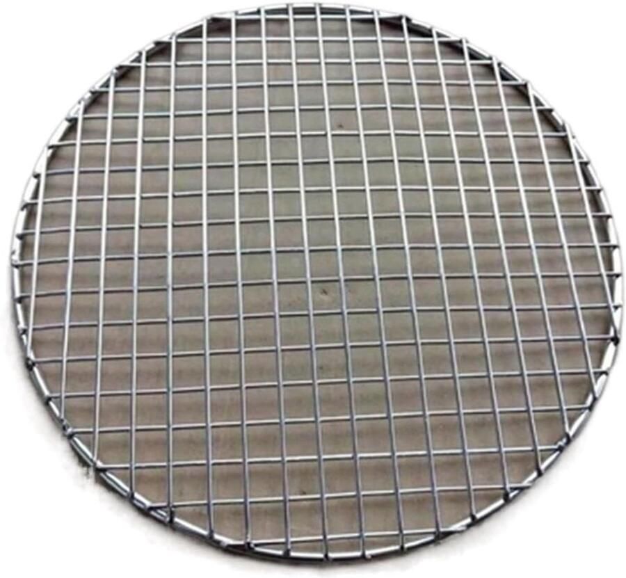 BBQ Grill Rooster Barbecue Grill Net Buiten Koken Roestvrij Staal 33cm Zilver
