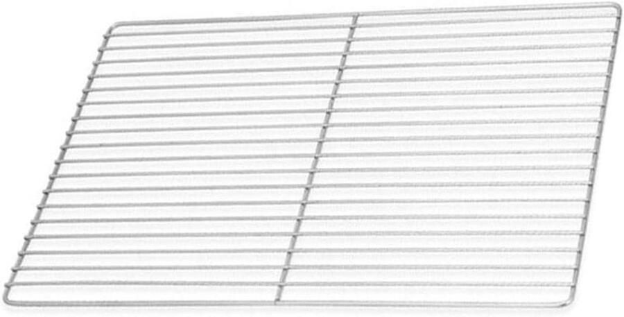 BBQ Grill Rooster Grill Net Buiten Grillen Roestvrij Staal 30x45cm Zilver