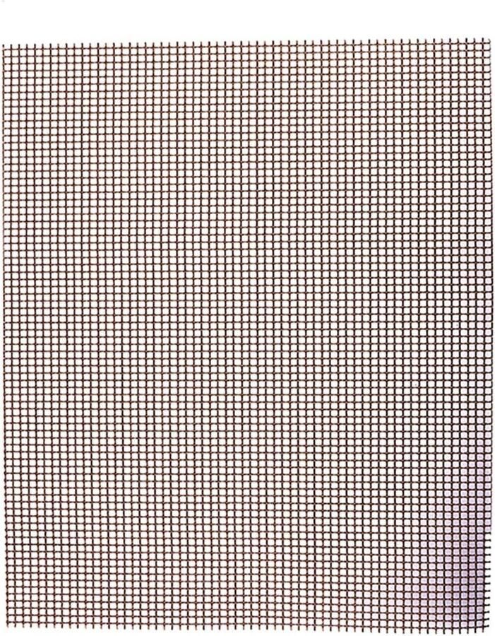 BBQ grillmat Anti-aanbak mat Buiten koken Hittebestendig 30 x 40 cm Zwart