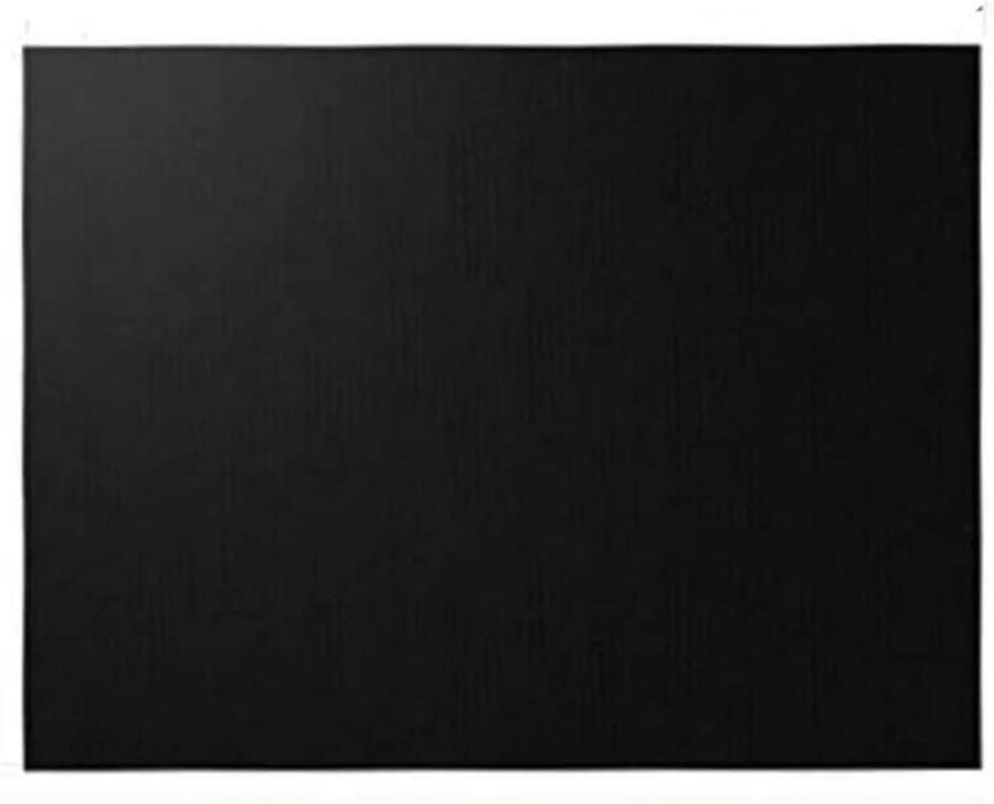 BBQ Grillmat Bakmat Herbruikbaar Vetvrij Grillen 100% Antiaanbak 39 x 33 cm Zwart