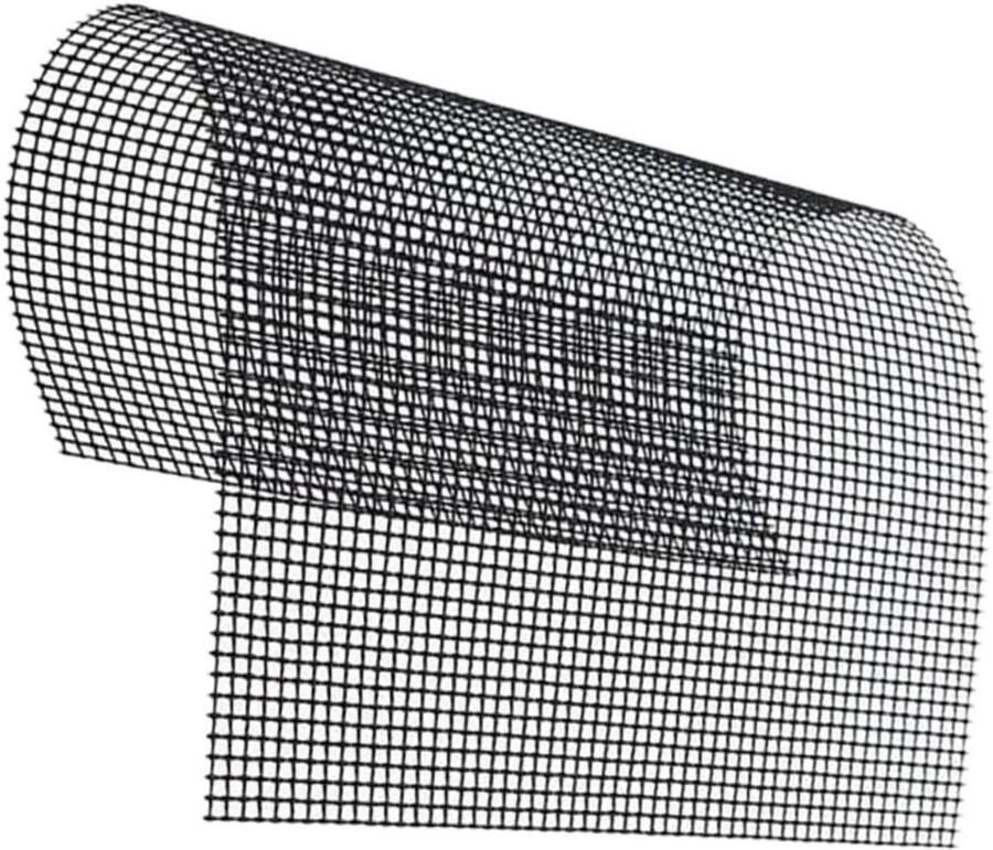 BBQ Grillmat Grillgaas Bakplaat Buiten Koken Herbruikbaar Antiaanbak 40 x 33 cm Grijs
